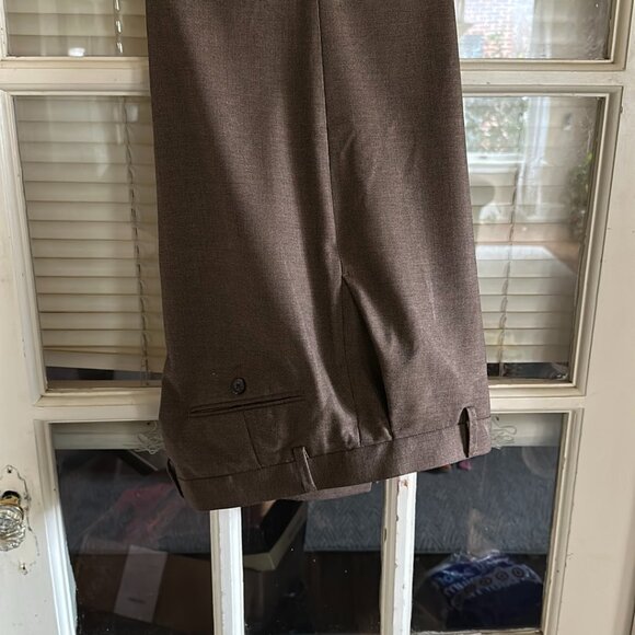 Travel Smart-Dillards Other - Dark Brown Tweed dress slacks
